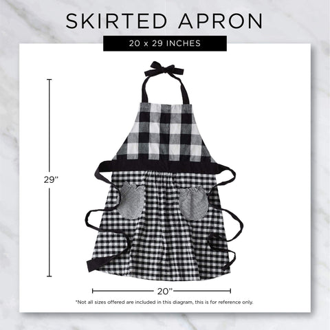 DII Sweet Bee apron with embroidered name showing personalized gift option