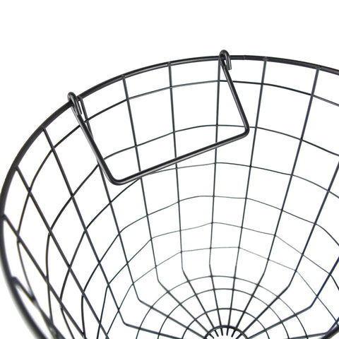 DII basket holding potatoes and onions in pantry for easy access