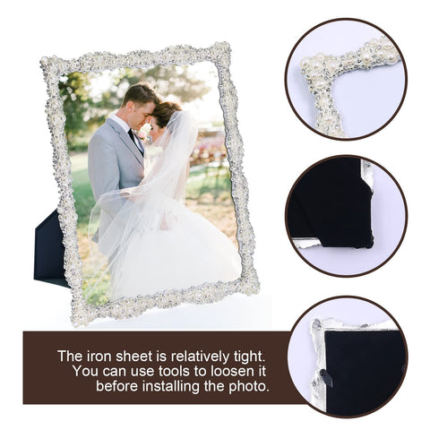 DIKAR back panel with easel and screws showing secure photo-holding benefit