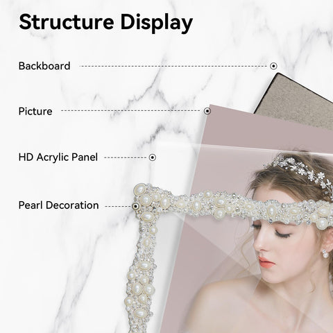 DIKAR frame holding an 8x10 wedding photo illustrating gift-ready presentation benefit