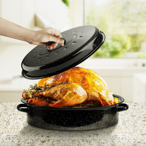 DIMESHY roaster in dishwasher demonstrating dishwasher-safe convenience benefit