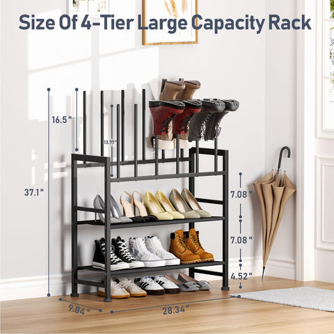 DIMJ side profile of rack showing slim footprint and stable design benefit