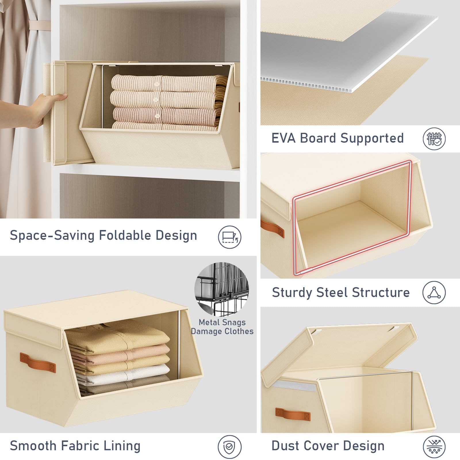 DIMJ folded flat for compact storage saving space between moves