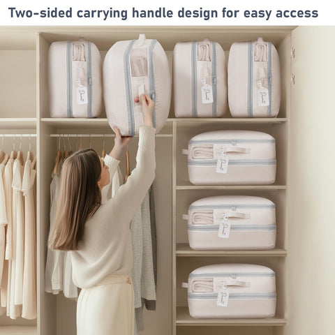 DIMJ stored on closet shelf demonstrating organized accessibility