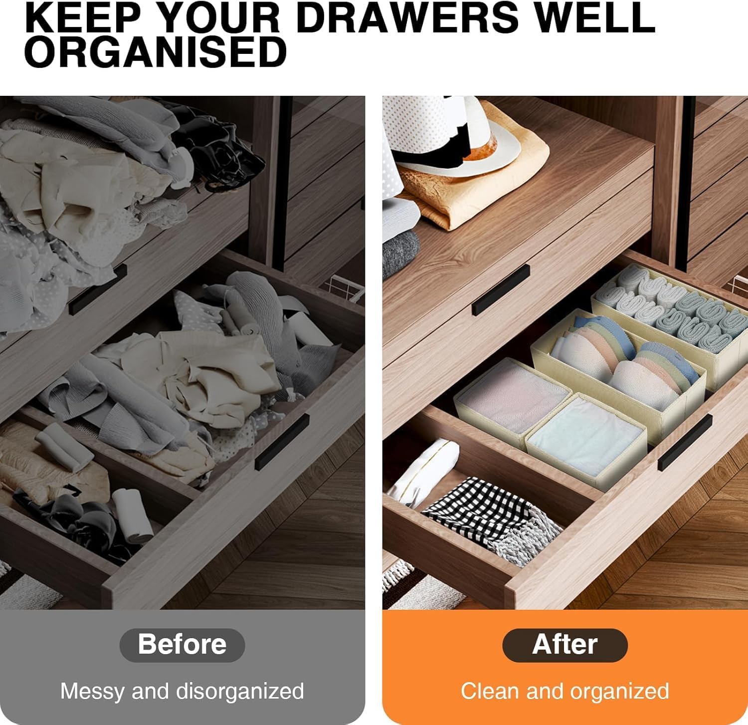 DIMJ nursery lifestyle setup showing organized baby clothes accessibility