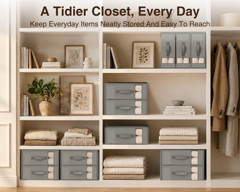 DIMJ organizer stored under bed saving space in small rooms benefit