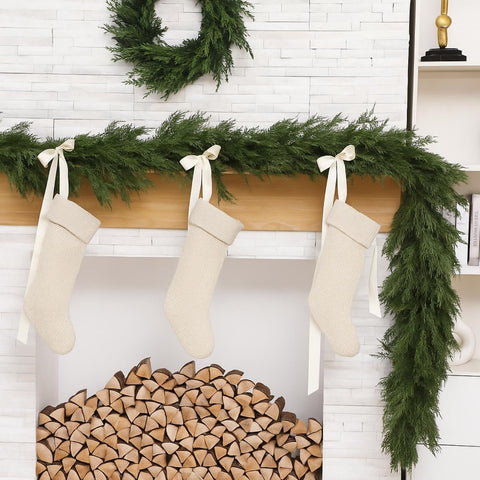 Dingion garland as table centerpiece with ornaments offering festive decoration ideas