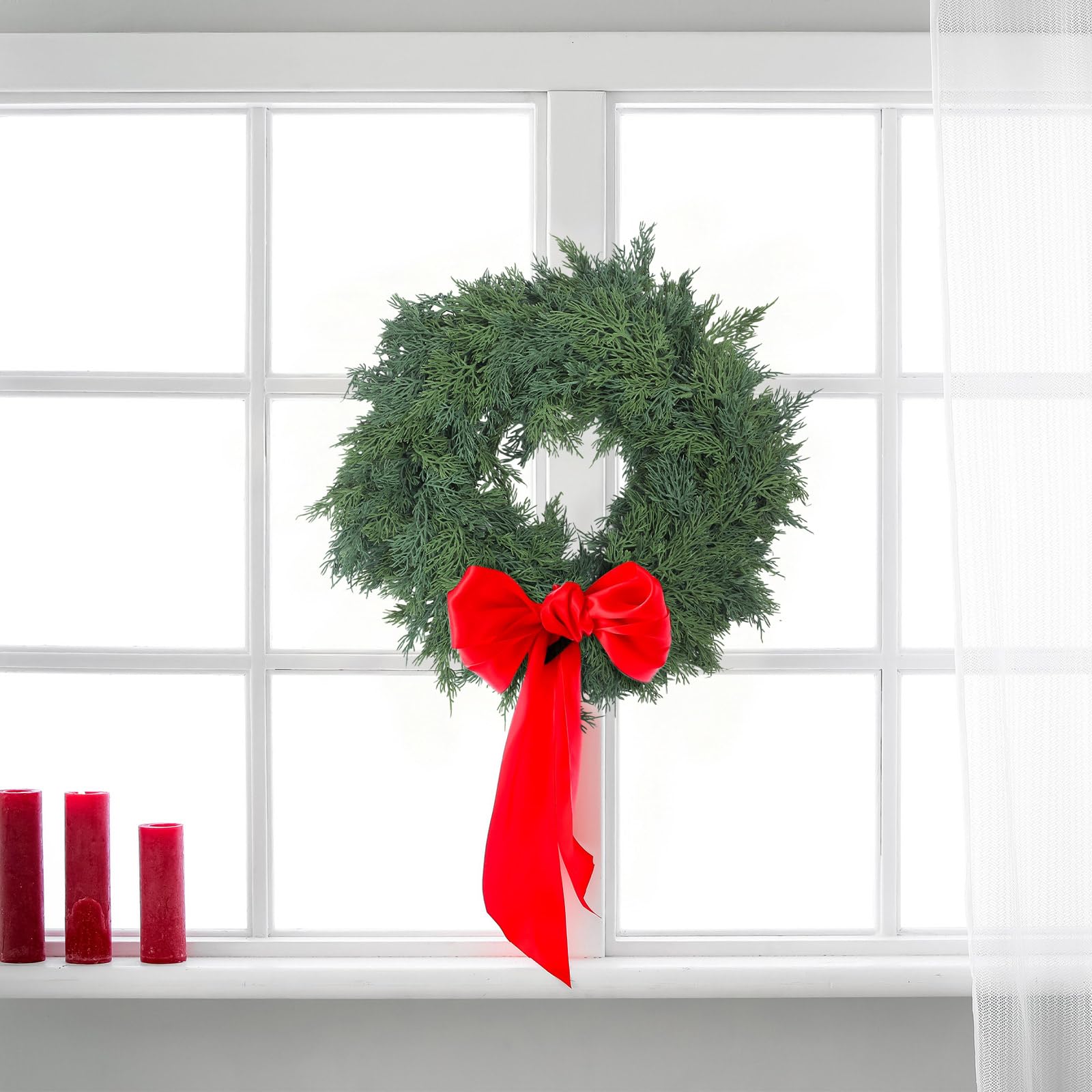 Dingion garland beside a ruler showing 6 ft length for planning layouts