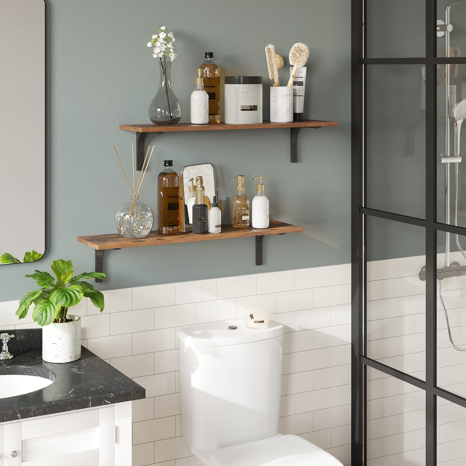 DINZI LVJ shelf used for spice jars in kitchen for quick-access organization
