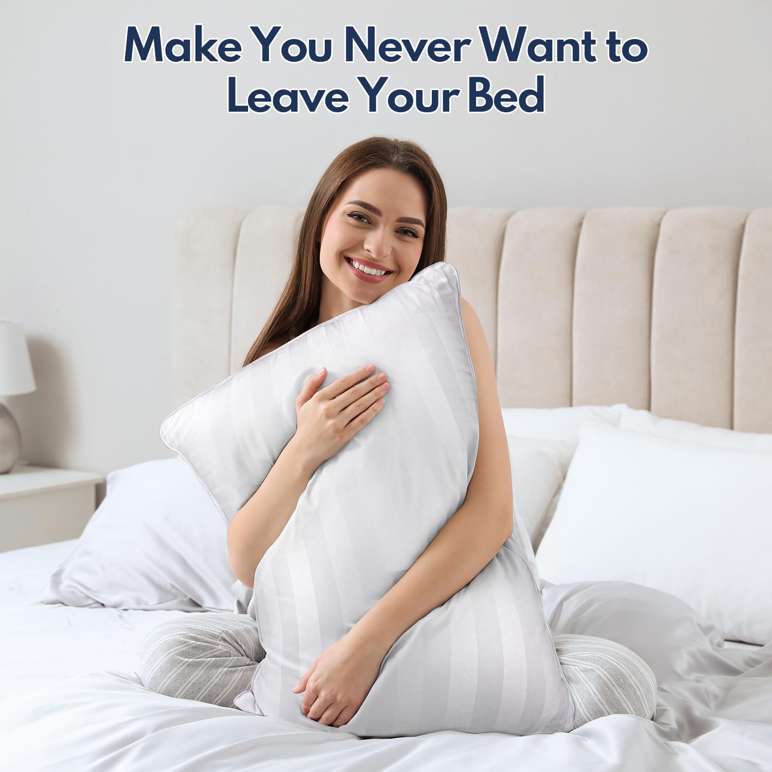 DIORIS pillow inside washing machine demonstrating easy care benefit