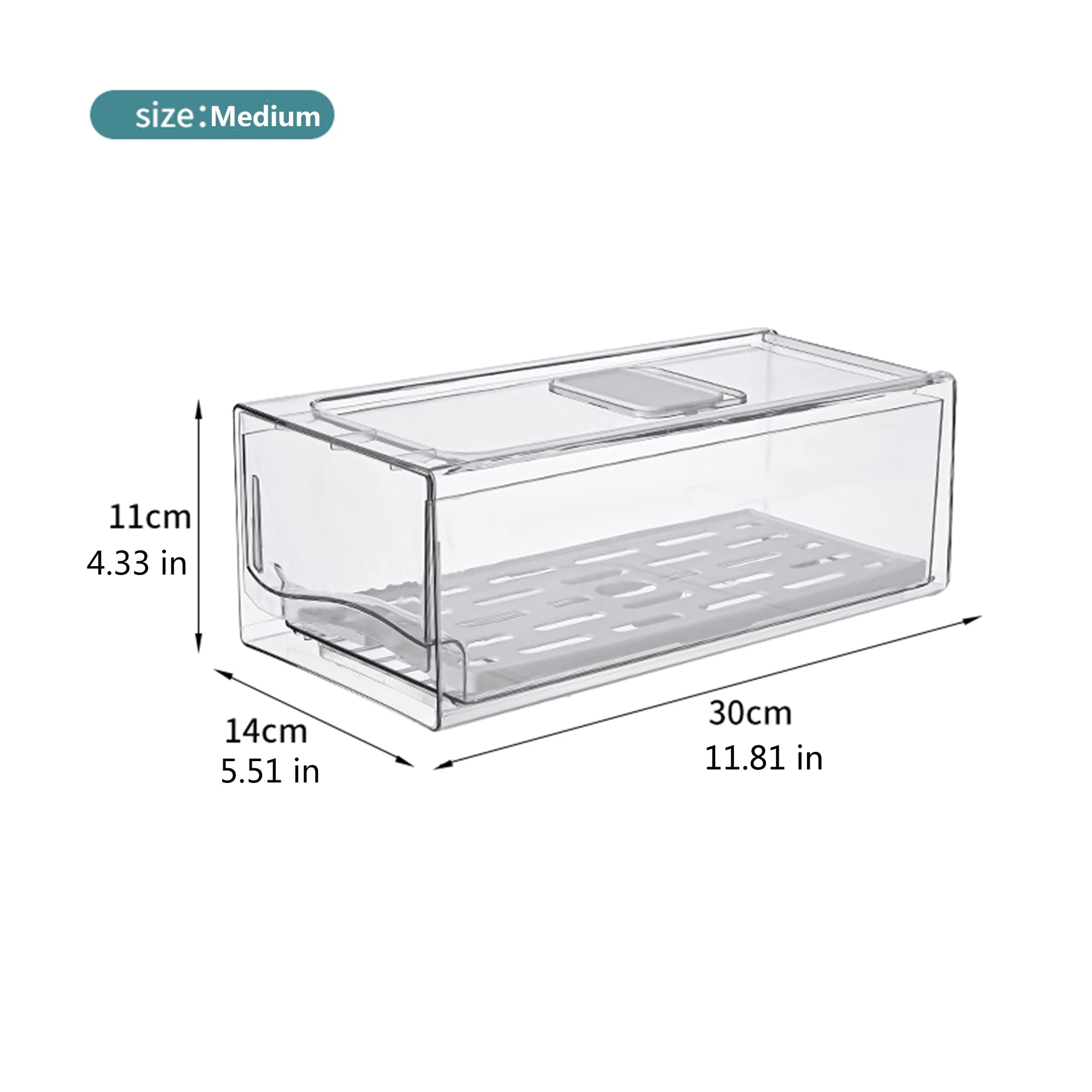 Diskary top ventilation panel open showing airflow control for fresher produce