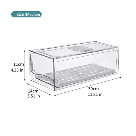 Diskary top ventilation panel open showing airflow control for fresher produce