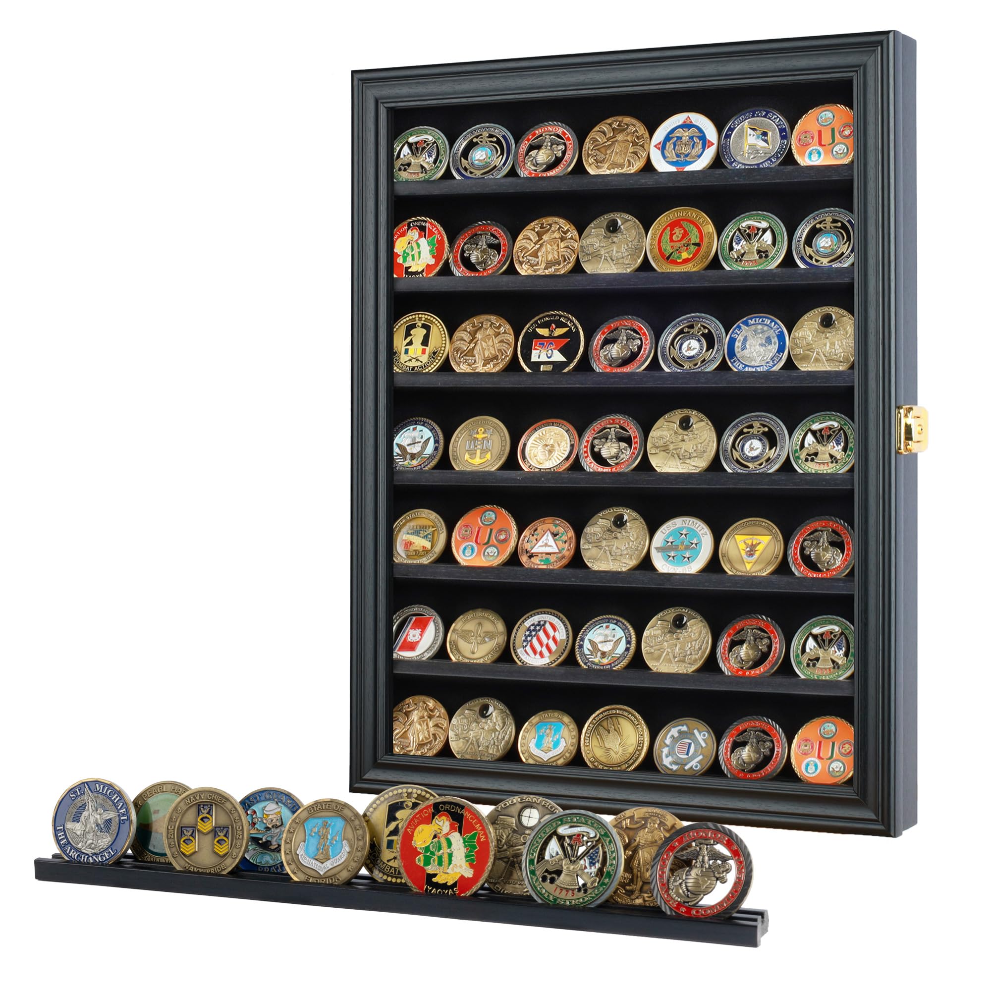 DisplayGifts rear view showing metal brackets for secure wall mounting