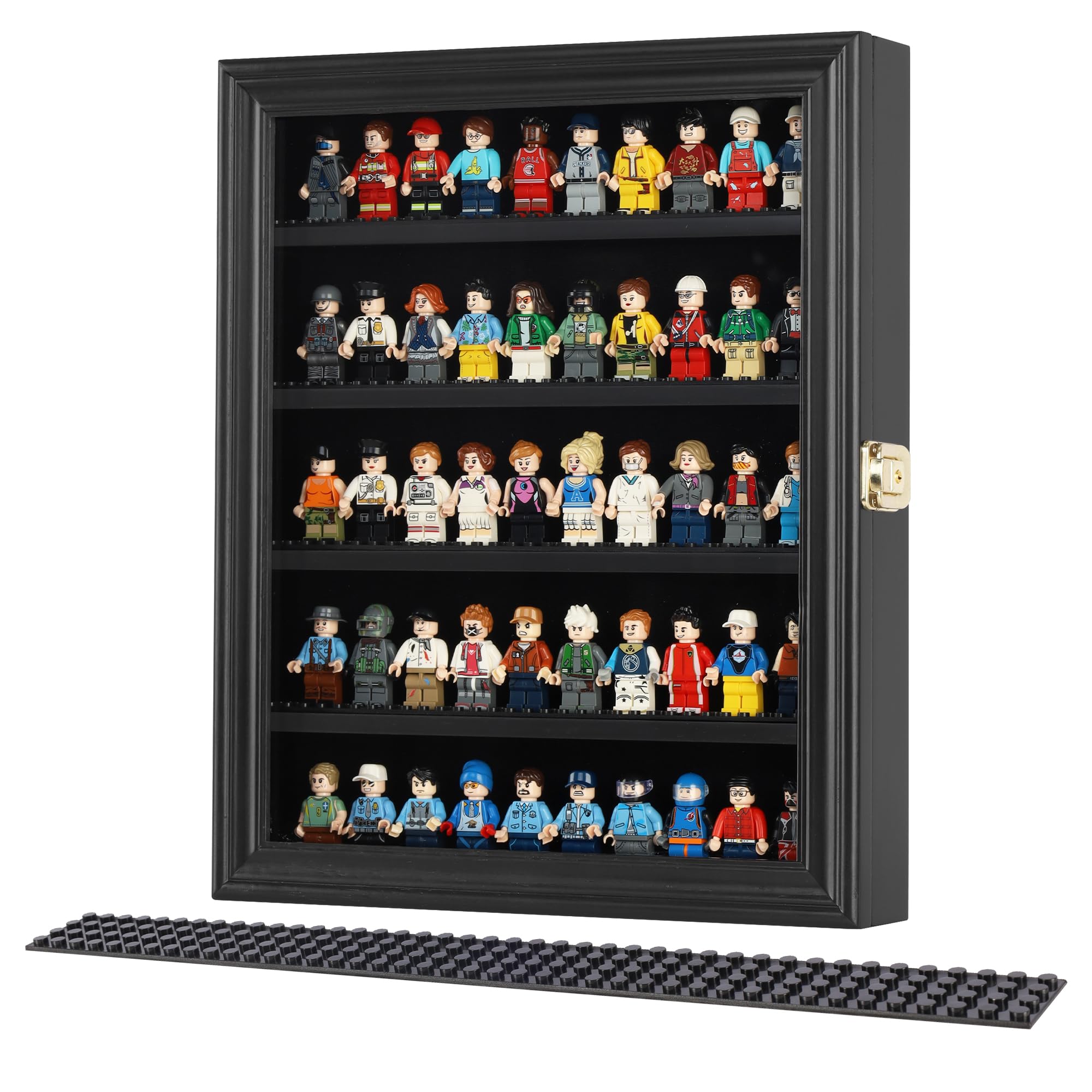 DisplayGifts close-up of keyed turn-lock demonstrating secure protection and easy access