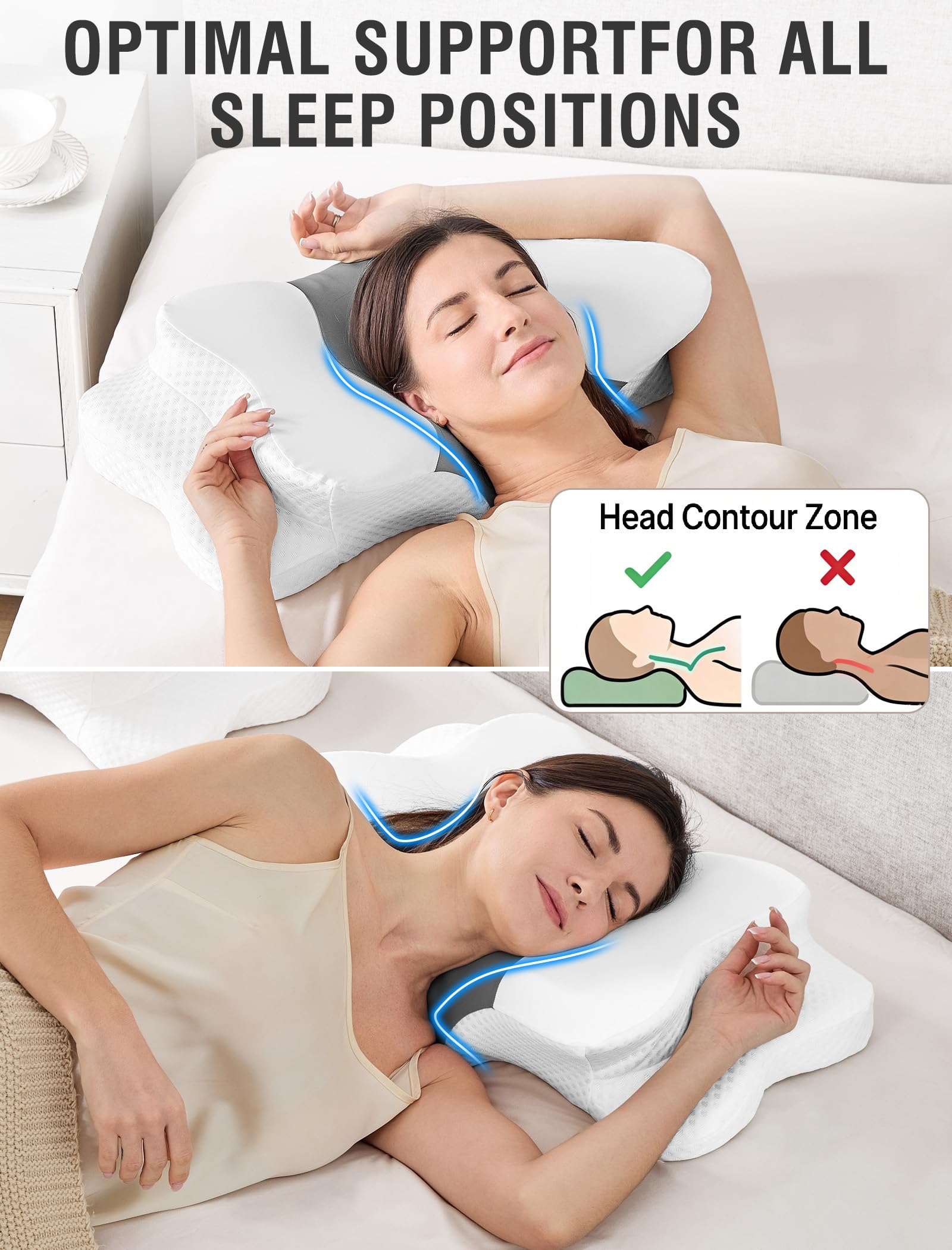 DISSA zipper and removable cover detail for easy washing and hygienic care