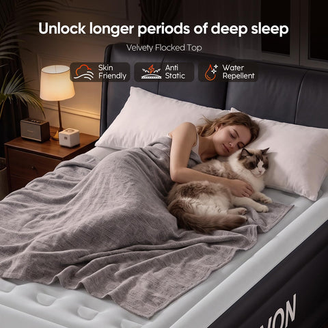 DIVON built-in pump close-up highlighting easy three-minute inflation convenience