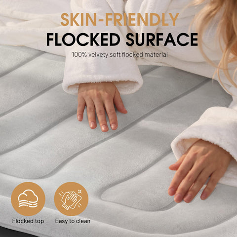 DIVON side profile showing 18-inch height and mattress scale advantage