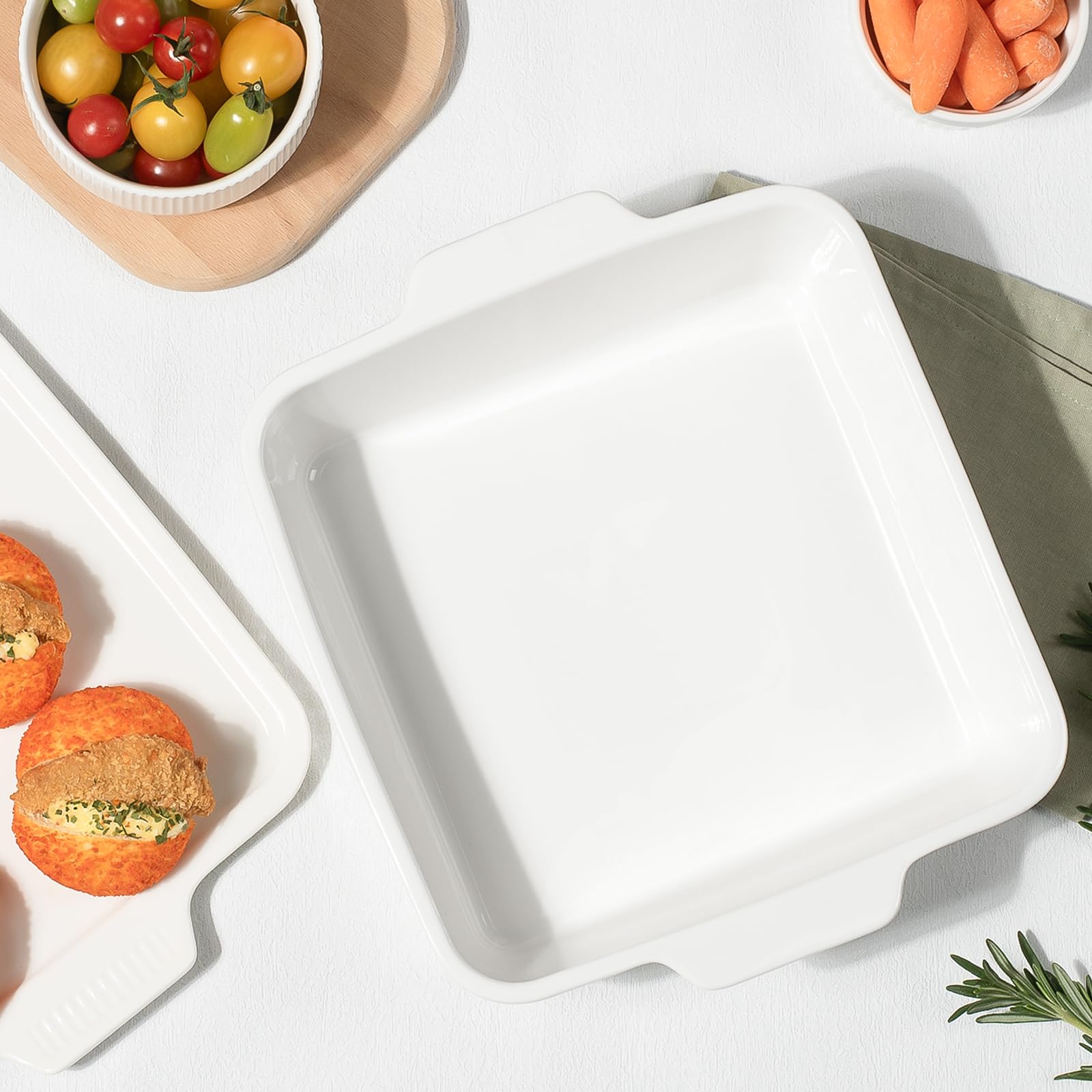 Dizada on dining table styled for serving illustrating attractive presentation