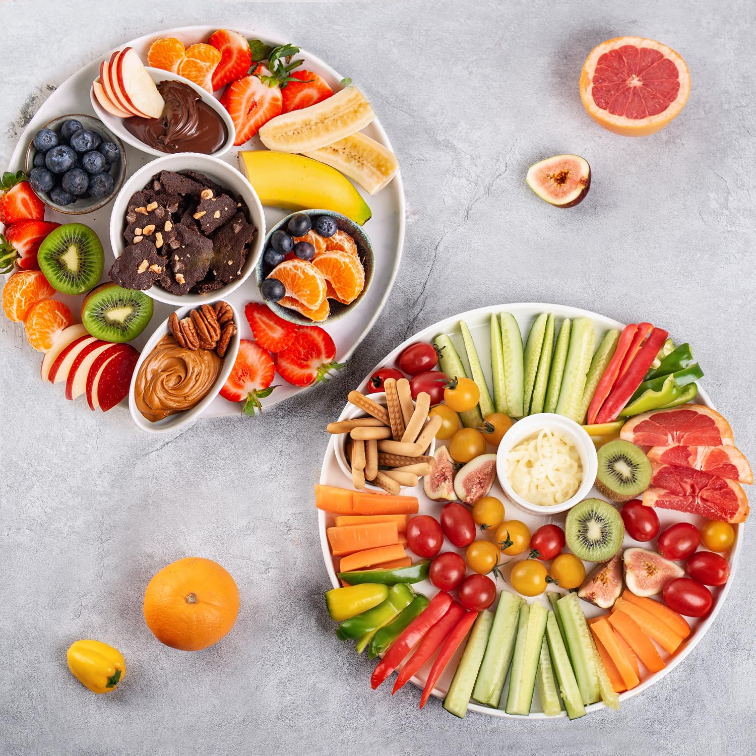 Dizada platter on dining table showing versatile entertaining use