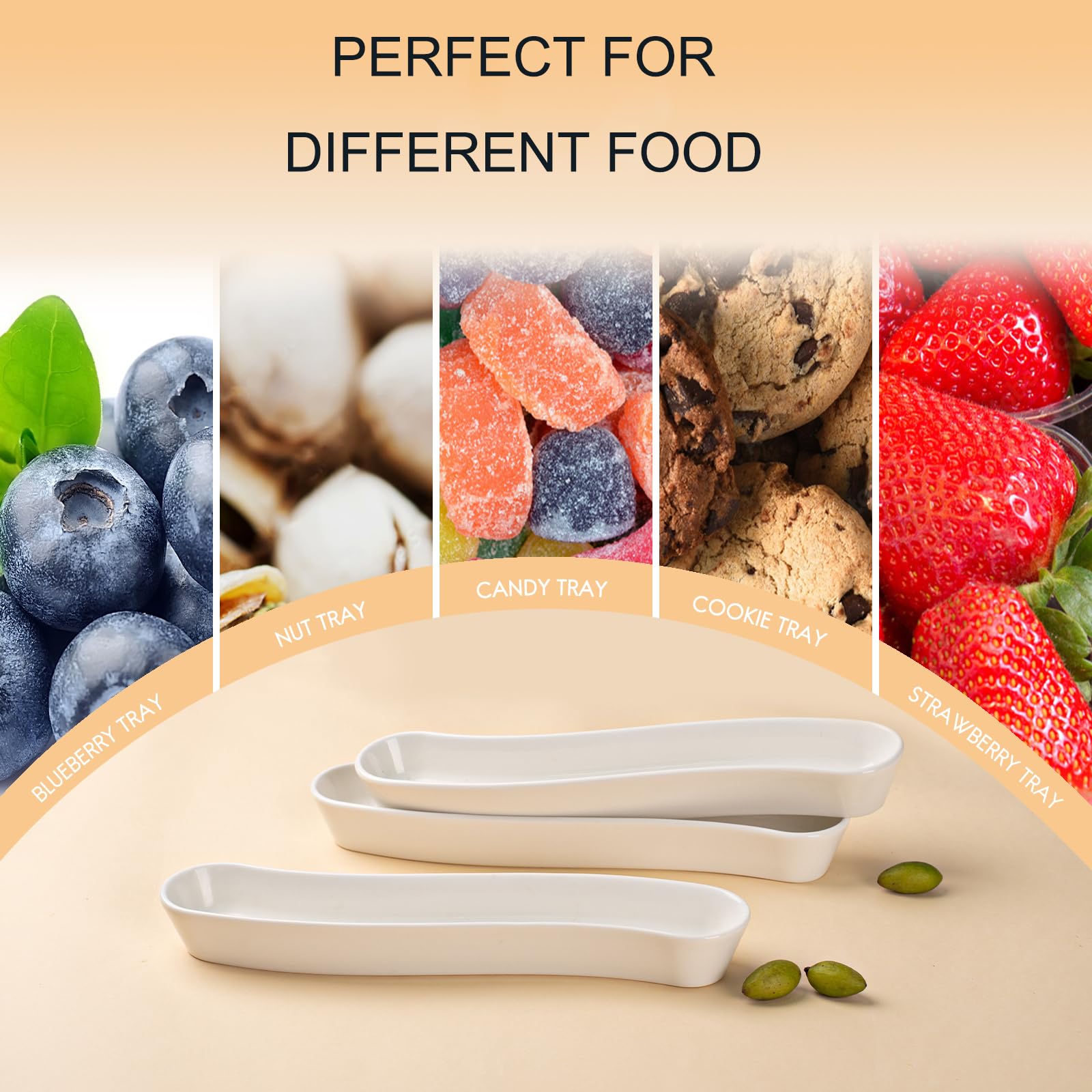 Dizada stacked trays showing easy storage and matching set convenience benefit
