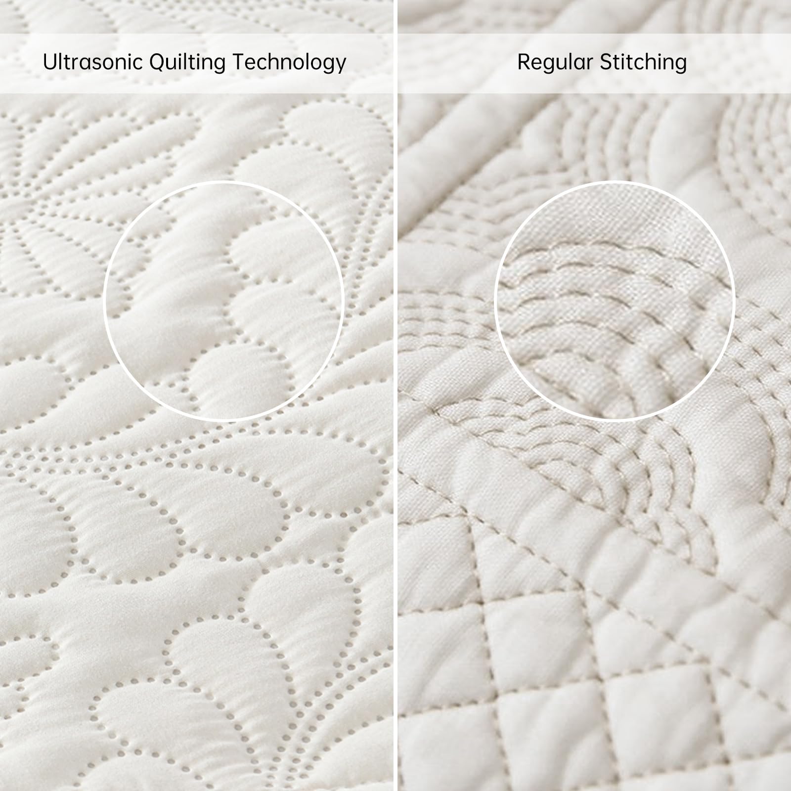 DJY fabric texture detail showing polyester weave for softness benefit