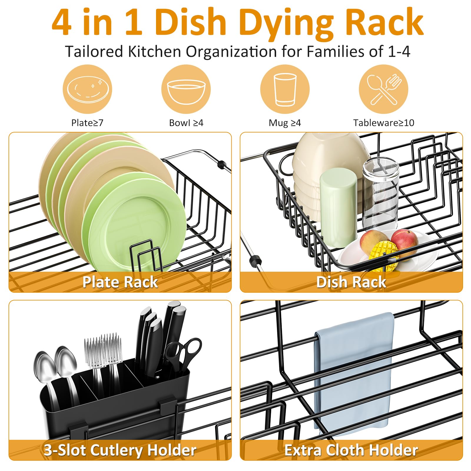 DLDSHI detachable utensil holder detail keeping silverware organized