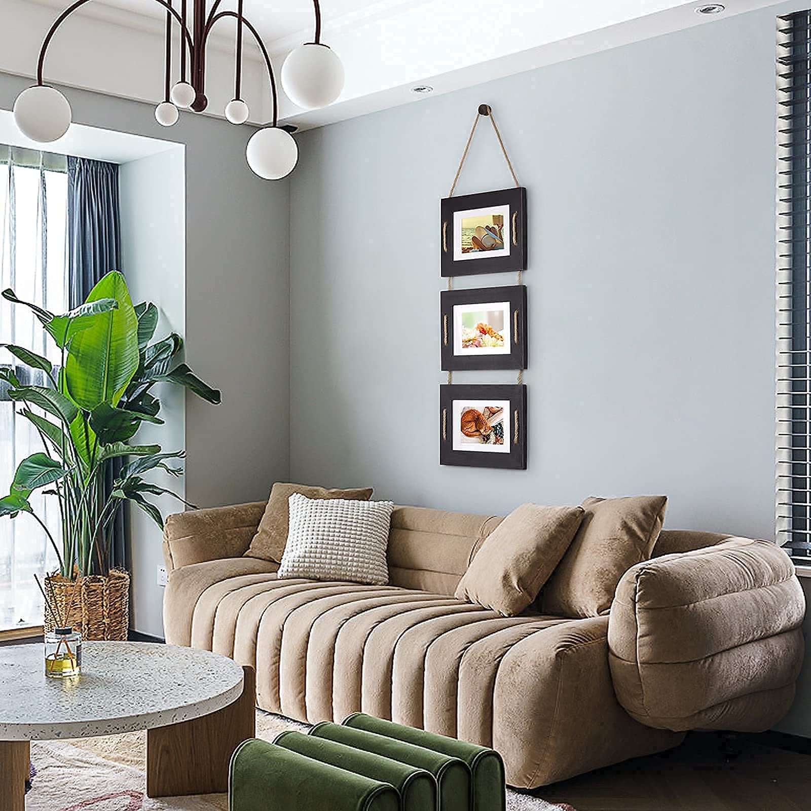 DLQuarts in use in a living room showing cozy gallery styling benefit