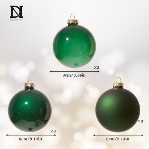 DN DECONATION green balls arranged in a bowl for a quick, stylish table centerpiece