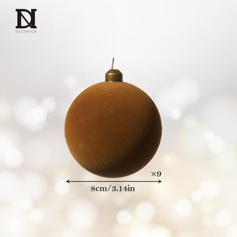 DN DECONATION ornaments arranged in a table centerpiece showing versatile decor use