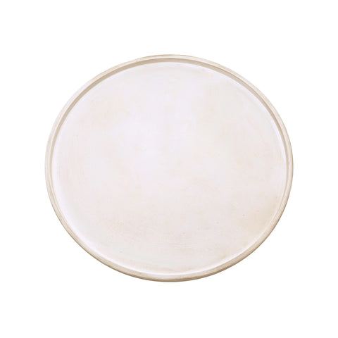 DN DECONATION front view of round tray showing vintage style and elegance