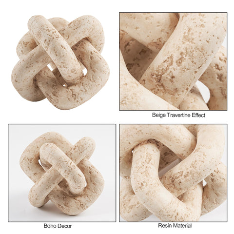 DN DECONATION knot placed on books stack creating visual height and vignette balance benefit
