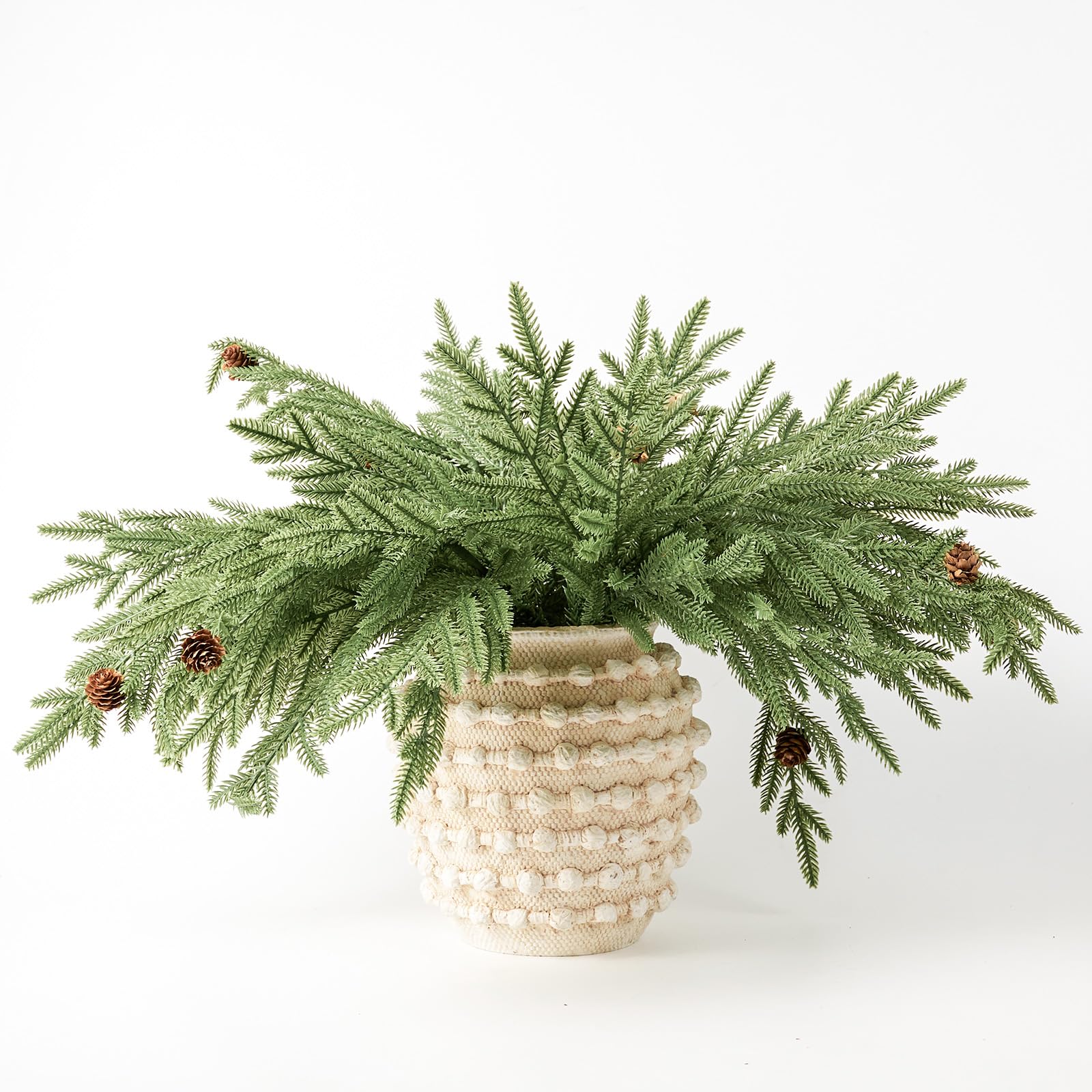 DN DECONATION stems in an outdoor planter on a porch, weather-resistant and no shedding