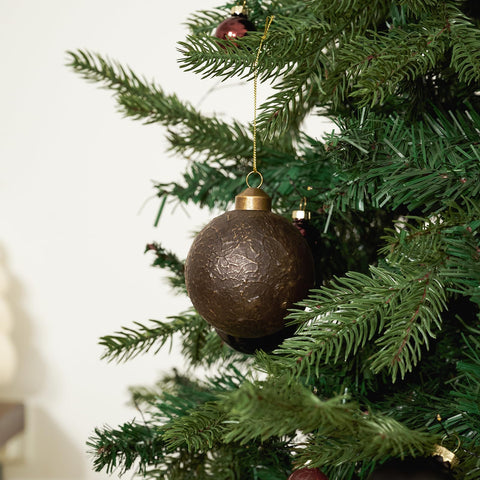 DN DECONATION ornaments arranged in a table centerpiece for instant seasonal styling