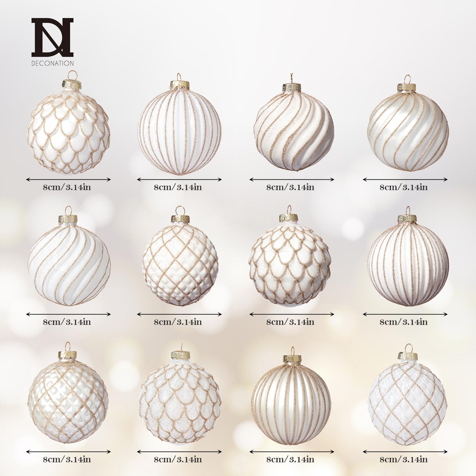 DN DECONATION ornaments arranged in a bowl centerpiece adding instant holiday polish