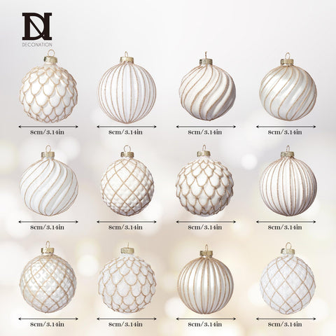 DN DECONATION ornaments arranged in a bowl centerpiece adding instant holiday polish