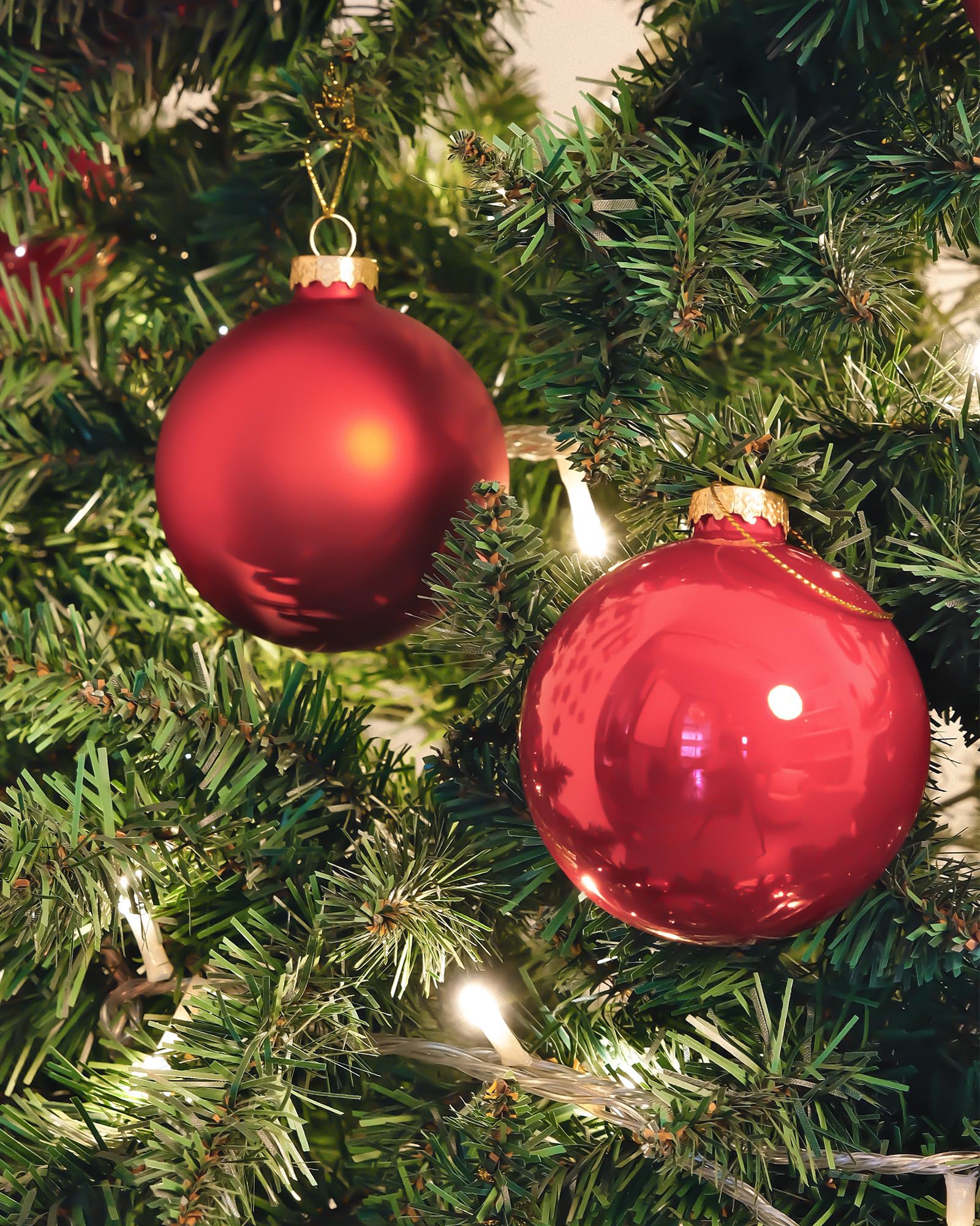 DN DECONATION transparent ornament with lights shining through to create warm glow