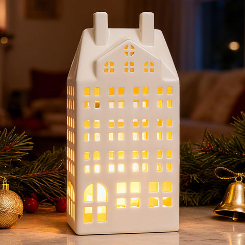 DN DECONATION front view showing warm glow and minimalist shape for cozy decor