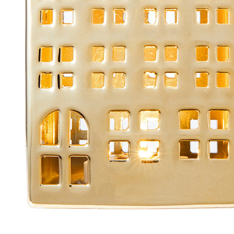 DN DECONATION glowing window cutouts close-up delivering soft LED light effect