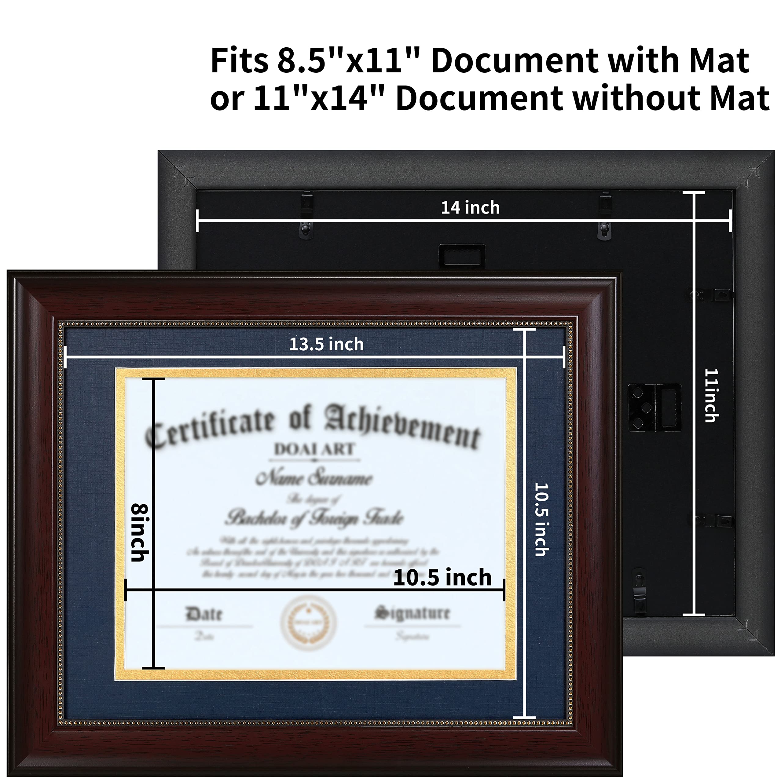 DOAI ART frame on desk easel illustrating tabletop display convenience and polished look
