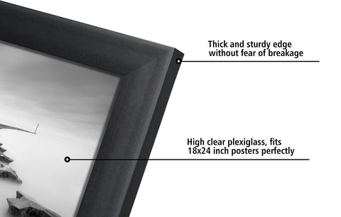DOAI ART polished plexiglass surface reflecting light while protecting artwork