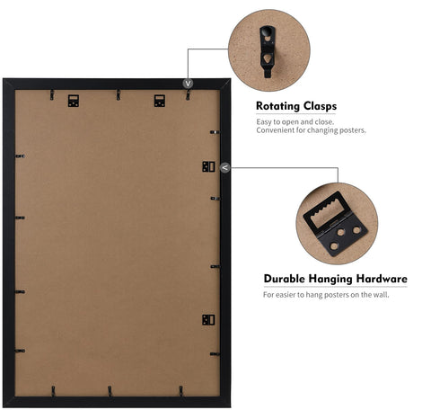 DOAI ART frame next to measuring tape showing scale and accurate sizing benefit
