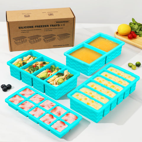 Doasuwish coffee cubes frozen in trays for cold brew reuse and reduced dilution