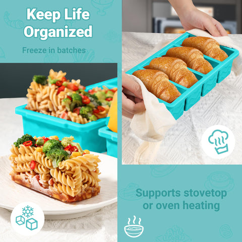 Doasuwish molds in kitchen setting demonstrating meal prep convenience