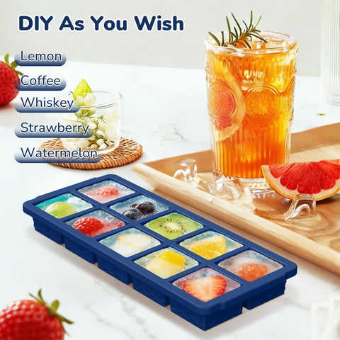 Doasuwish stacked trays in freezer showing space-saving organization