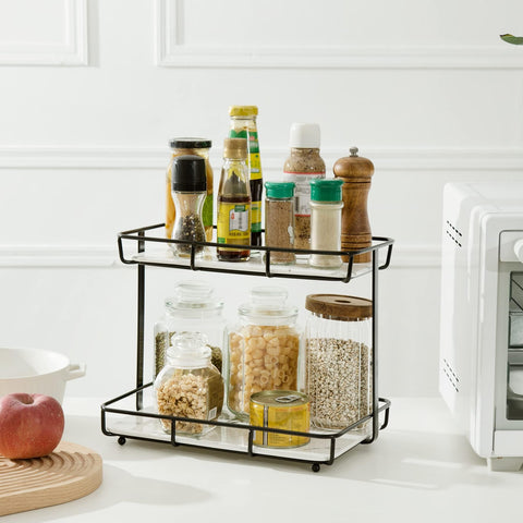 Dobbyby styled on dresser with cosmetics, elevates bedroom or vanity décor