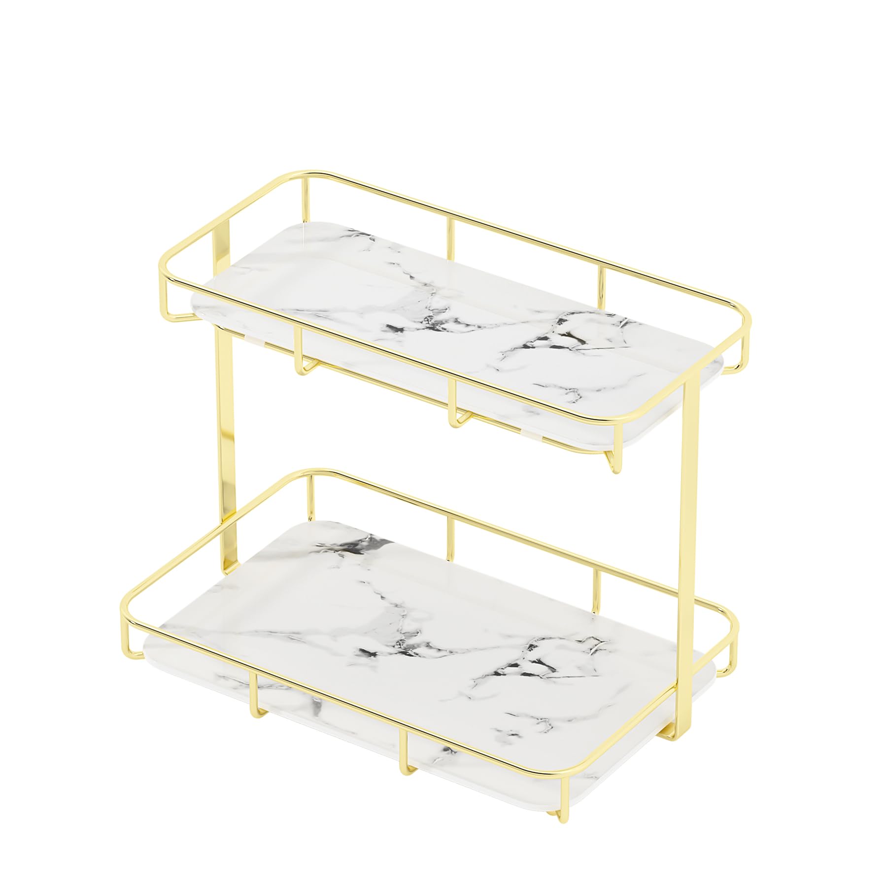 Dobbyby vanity organizer on bathroom counter, keeps skincare visible and accessible