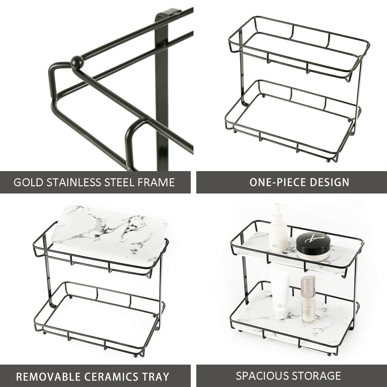 Dobbyby organizer in bathroom setting, keeps toiletries organized and visible