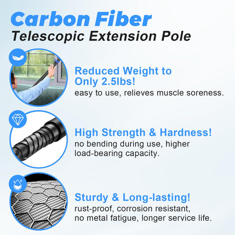 DOBEN close-up carbon fiber texture highlighting lightweight strength