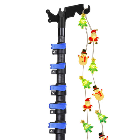 DOBEN front view of pole showing compact storage benefit