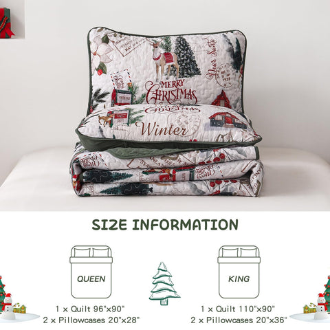 Dobuyly quilt drape on mattress showing 96x90 inch coverage for queen beds